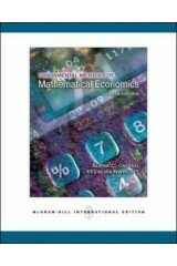 Fundamental Methods of Mathematical Economics